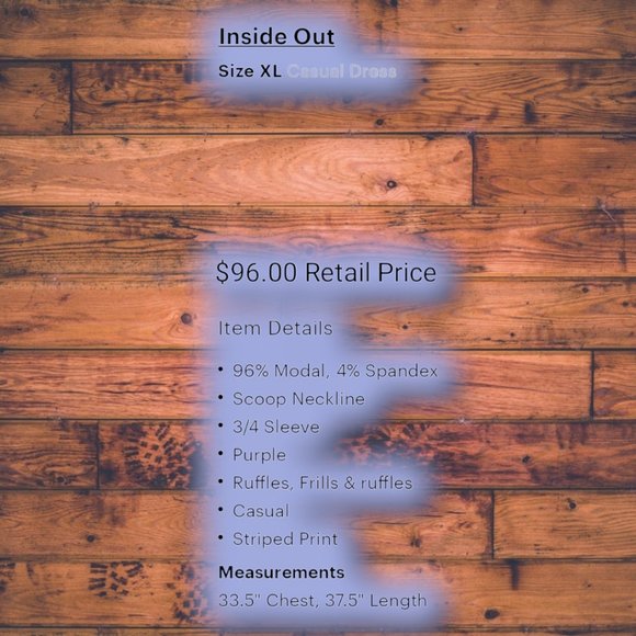 Blue Diagonal Striped Mini Dress w/Ruffled Skirt - Picture 3 of 5